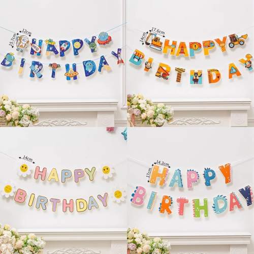 DIY - Happy Birthday Flag Theme DIY - Happy Birthday Flag Theme